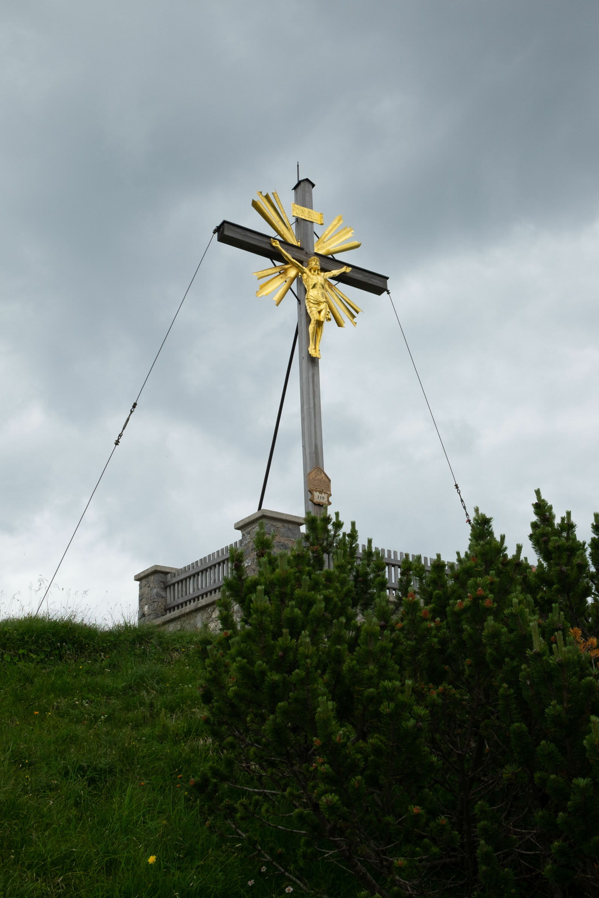 Das Gipfelkreuz am Wank