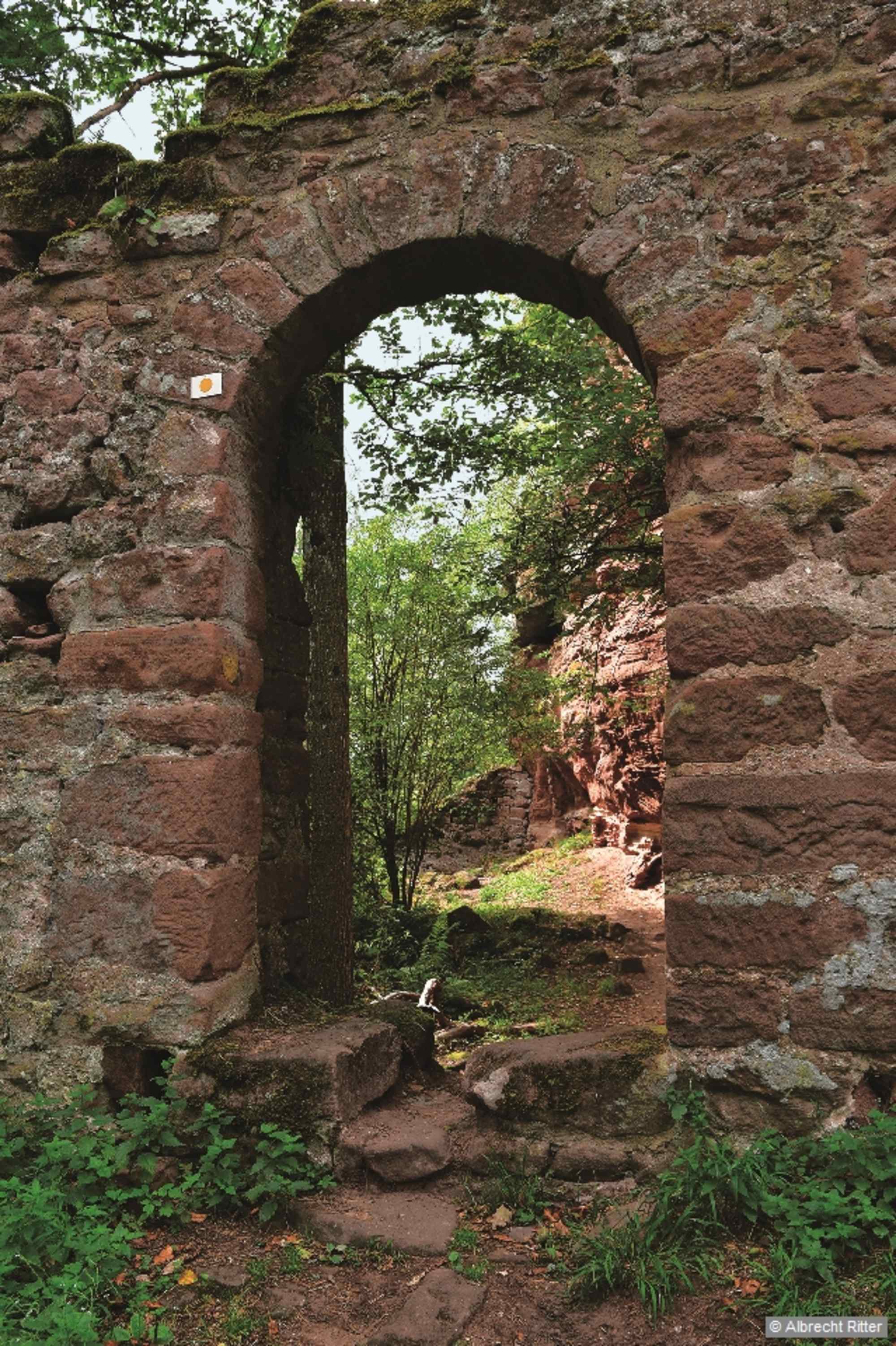 Tordurchgang im Château de Wineck