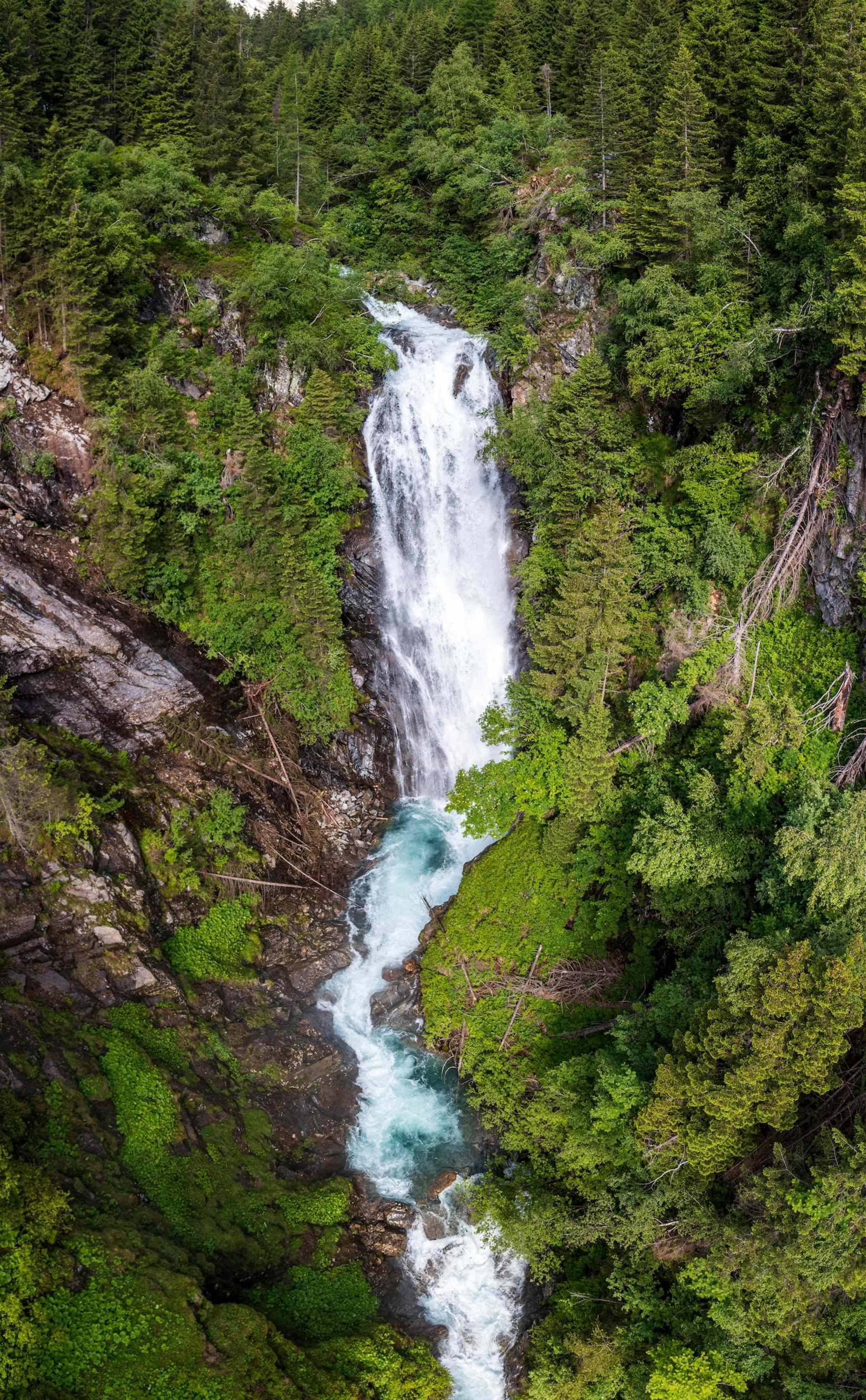 Der Wasserfall "Hölle" im hinteren Pflerschtal