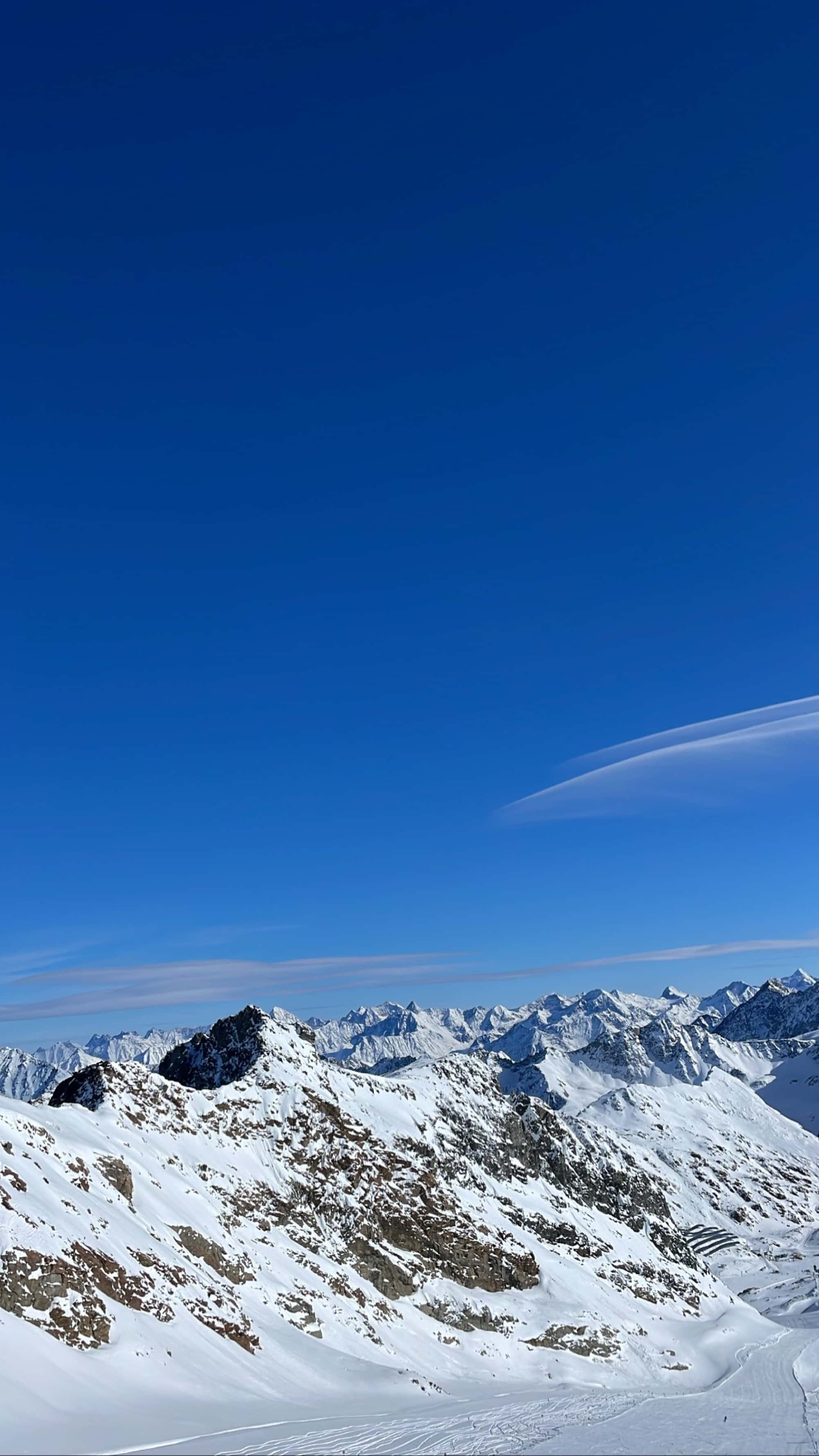 Traumhafter Aussicht am Pitztaler Gletscher