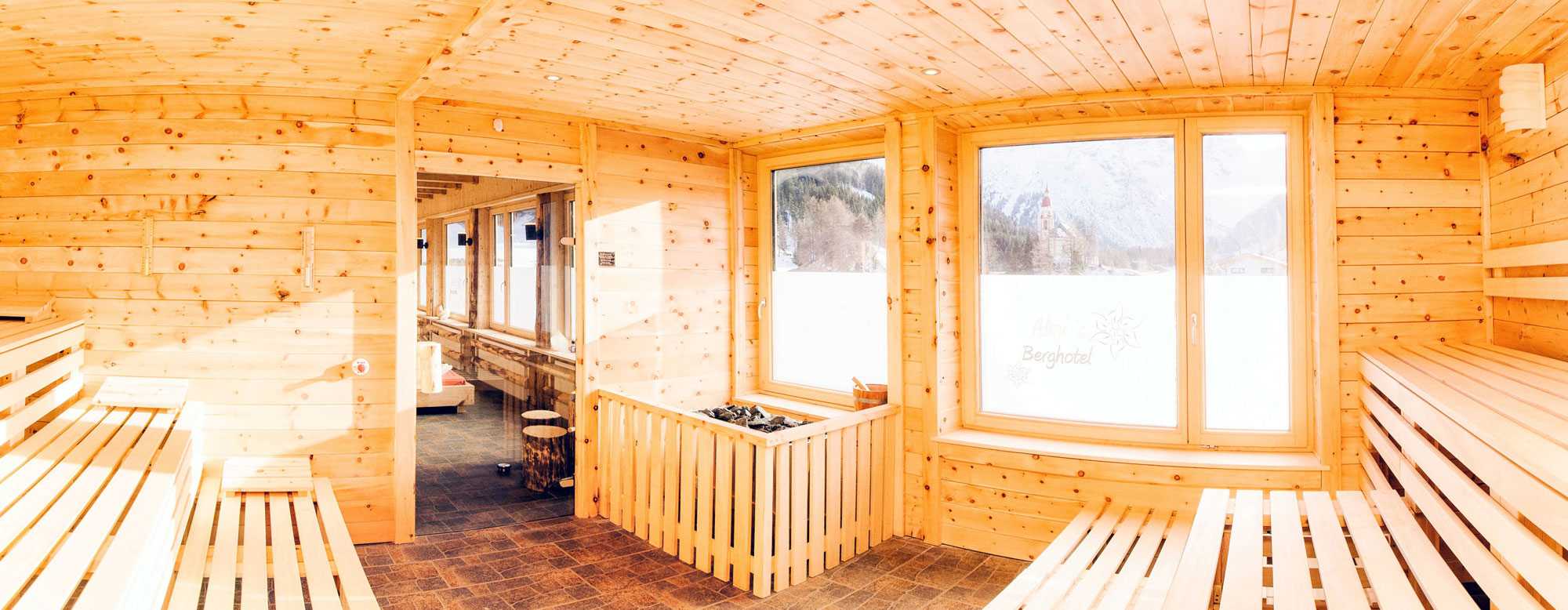 Zirbensauna Almis Berghotel