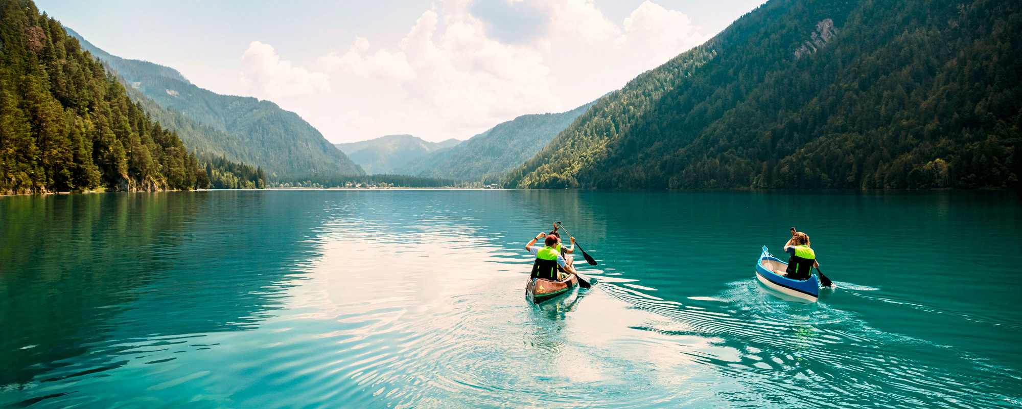 Bergwelten Weissensee Kanufahren Kärnten