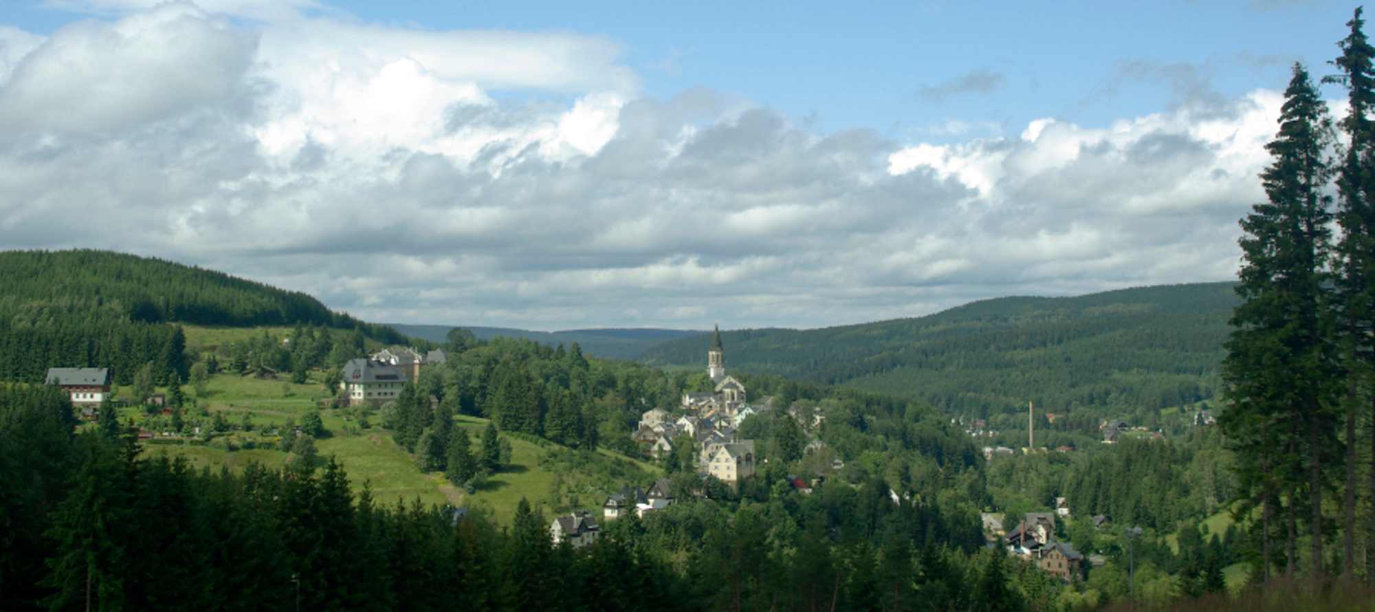 Blick auf Johannesgeorgenstadt