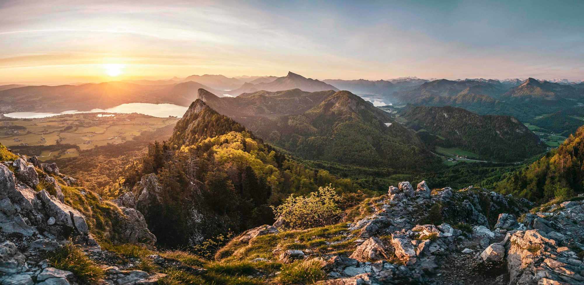 Der Schober bietet eine fantastische Aussicht über das Salzkammergut.