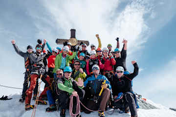 Team Bergwelten 2018 am höchsten Punkt Österreichs!