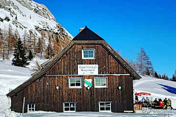 Die Grazerhütte im Winter