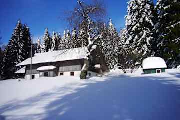 Nur ein paar hundert Meter von Deggendorf entfernt befindet sich auf der Rusel die Hochwaldhütte