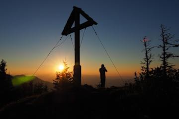 Der Gipfel des Obersberg