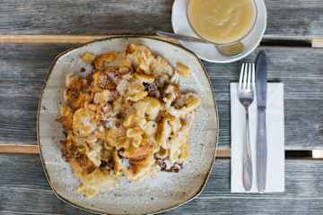 Kaiserschmarren auf der Berggaststätte Romanshöhe