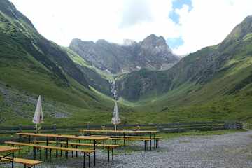 Ausblick von der Baumgartalm
