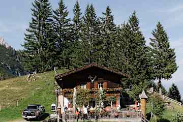 Die Karrer Alm auf 1.648 m Höhe über Imst