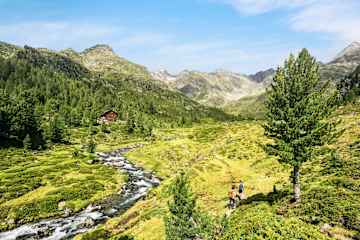 Auf dem Weg zur Lienzer Hütte im Debanttal.