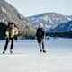 Eislaufen am Weissensee
