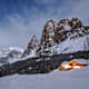 Schneeschuhwanderung zur Rifugio Mietres von Cortina d'Ampezzo