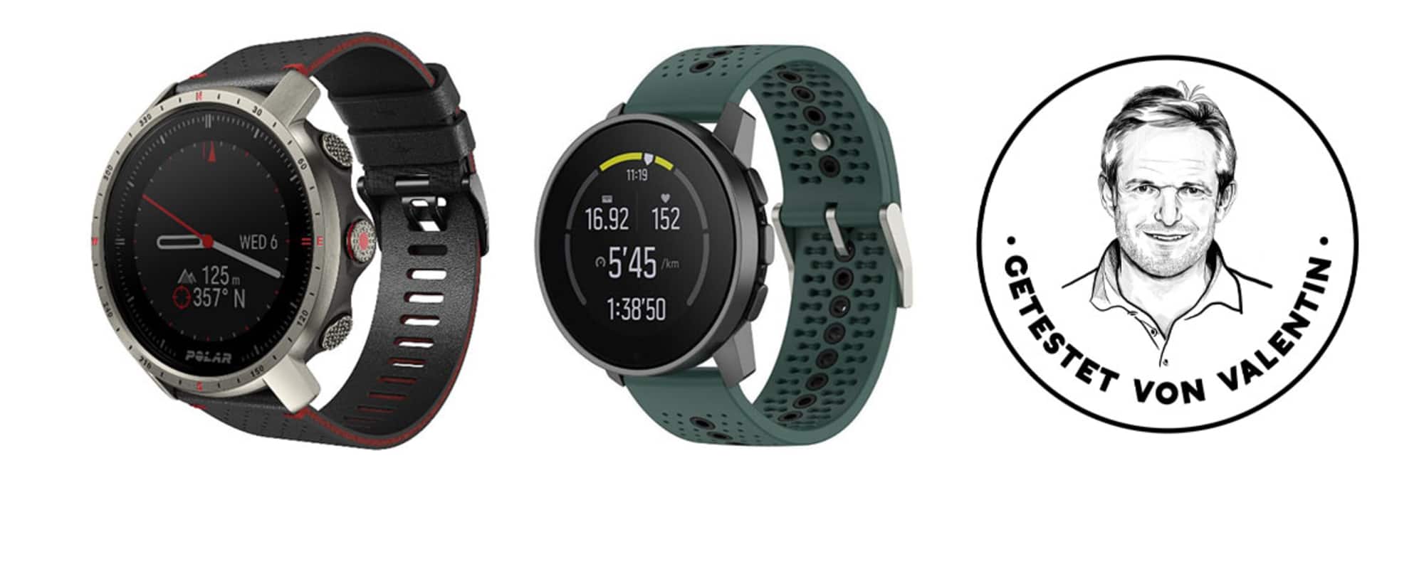 Test Outdooruhren POLAR Grit X Pro und SUUNTO 9 Peak Bergwelten