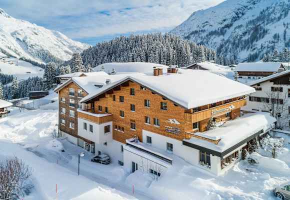 Das Hotel Walserberg in Warth am Arlberg