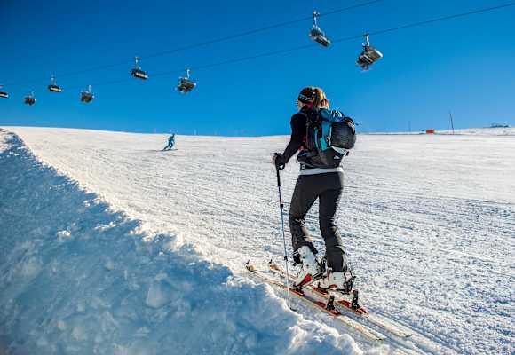 Pistentour auf die Gerlitzen Alpe bei Villach