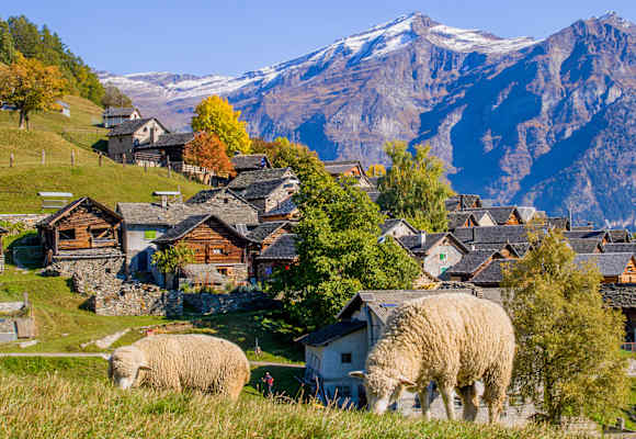 Das Bergdorf Dagro vereint Natur und ursprüngliche Landwirtschaft auf 1.367 Meter Seehöhe.