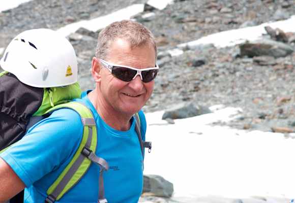 ÖAV-Präsident Ermacora unterwegs Richtung Großglockner