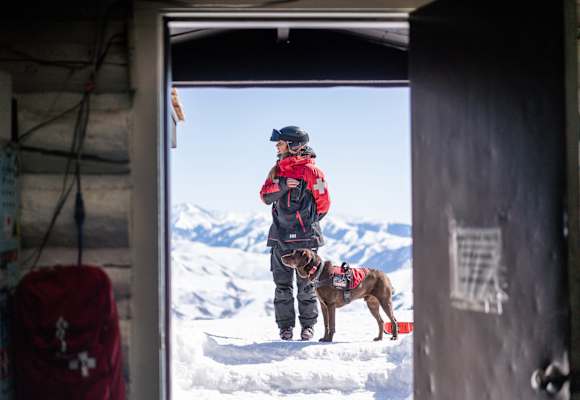 Hannah Baybutt, Ski Patroller in Sun Valley