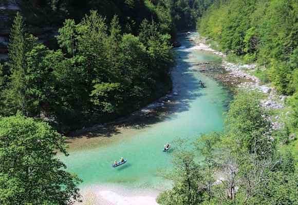 Kanufahren auf der Salza