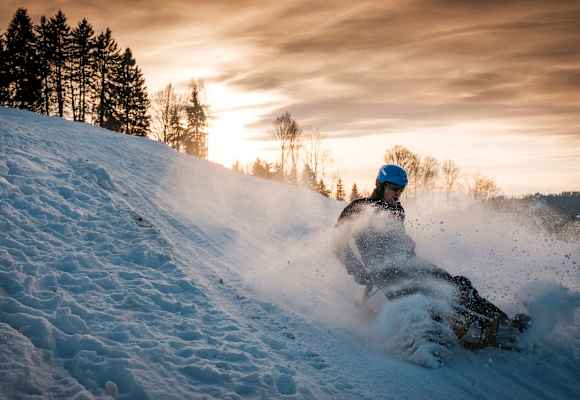 Rodeln im Skigebiet Atzmännig