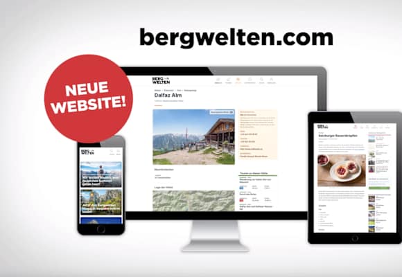 Bergwelten.com - jetzt für alle Geräte optimiert