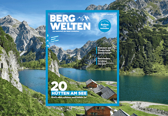 Das aktuelle Bergwelten Magazin (August/September 2019)