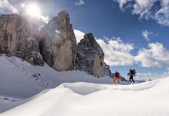 Drei Zinnen im Winter
