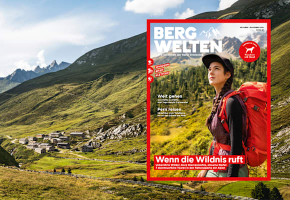 Das aktuelle Bergwelten-Cover der Oktober/November-Ausgabe