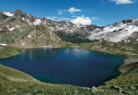 Der Timmler Schwarzsee ist der größte und wohl auch der schönste Passeirer Bergsee.