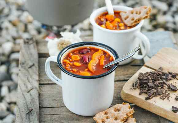 Outdoor-Rezept Chili