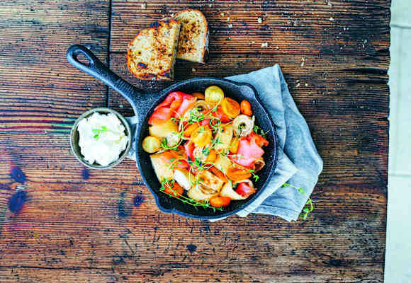 Outdoor-Rezept: Crêpes mit Lachs