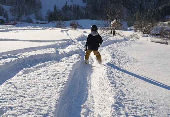Skifahren Kinder