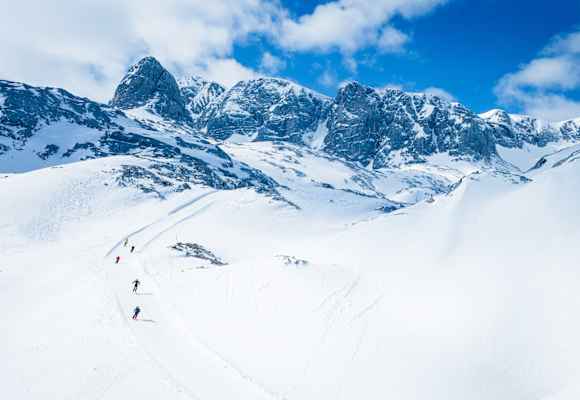 Dachstein Überquerung und die lange Abfahrt