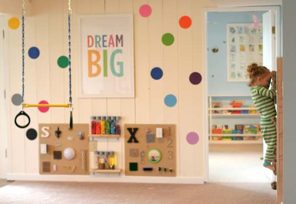 D.I.Y. Kletterwand für Kinder