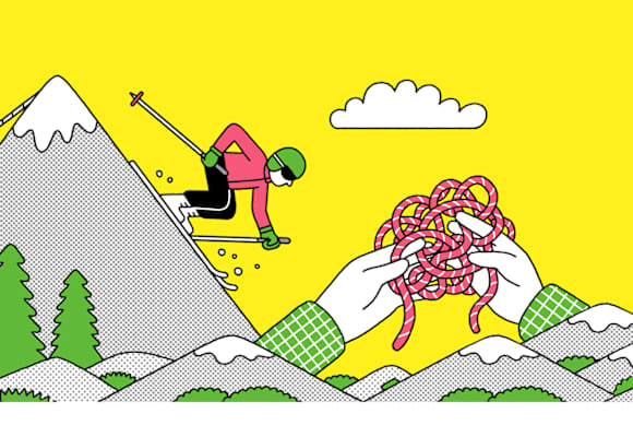 Junge Alpinisten