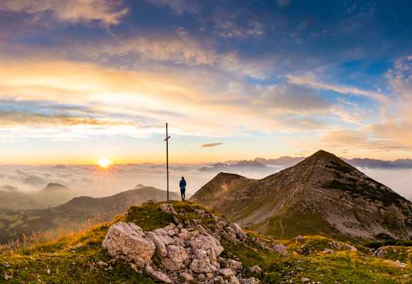 Herbstzeit ist Wanderzeit in der Alpenwelt Karwendel.
