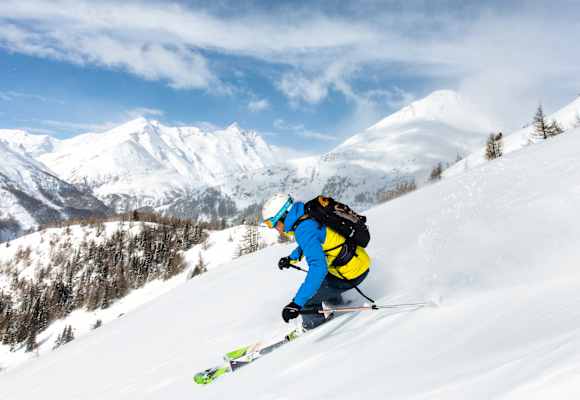 Freeriden im Skigebiet Heiligenblut
