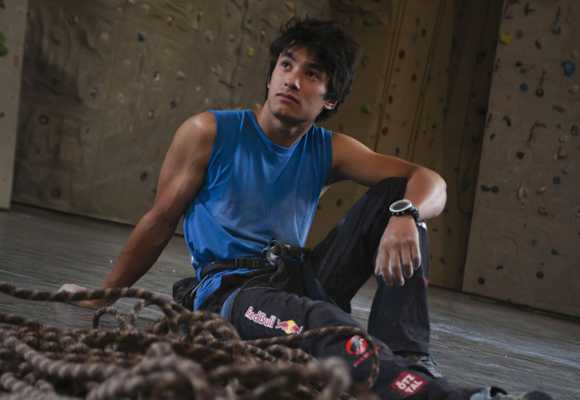 David Lama bei den IFSC Climbing European Championships 2010