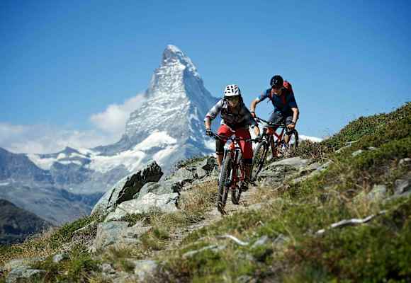 Mountainbiken Zermatt Matterhorn