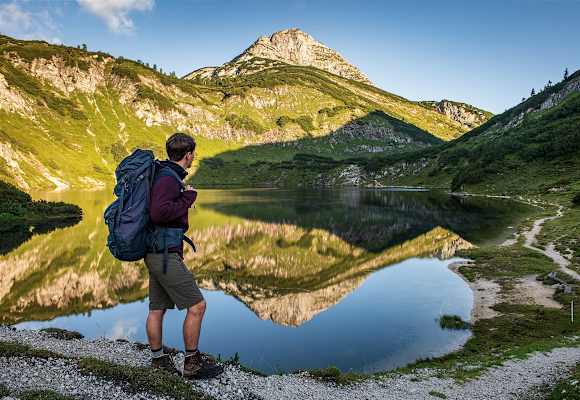 Ernst Merkinger am BergeSeen-Trail
