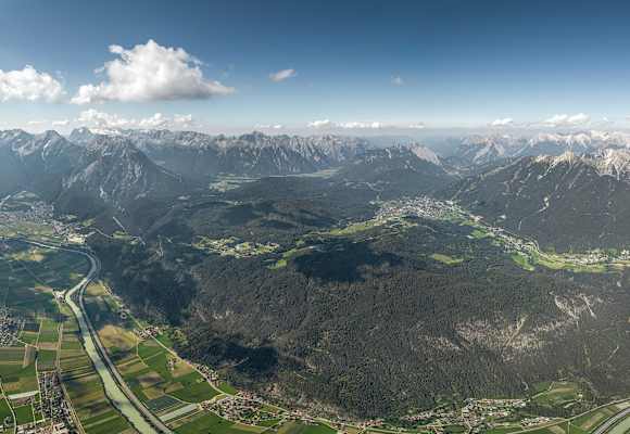Panorama Hochplateau Olympiaregion Seefeld
