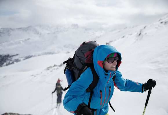 Gerti Ring in den Graubündner Alpen