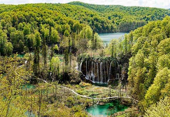 Wasserfall bei den Plitvicer Seen