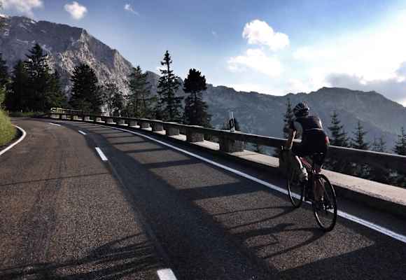 Rennradfahren auf der Rossfeld Panoramastraße