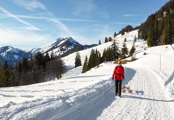 Rodeln in Oberaudorf