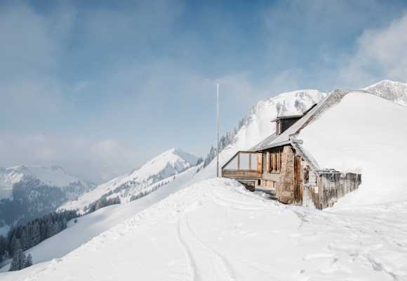 Winteridylle auf der Grubenberghütte