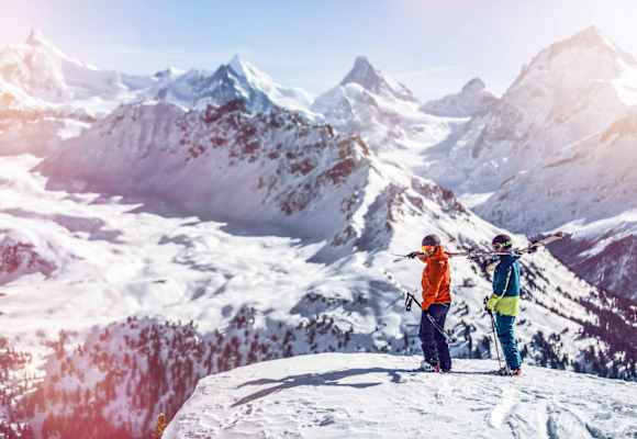 Grandiose Aussichten in die Walliser Bergwelt.