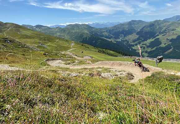 Hacklberg-Trail in Saalbach Hinterglemm im Radfahrer